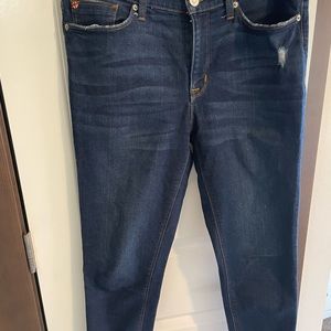 Women’s dark blue ankle skinny jeans